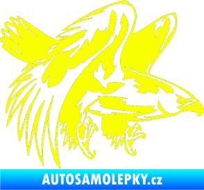 Samolepka Predators 034 pravá Fluorescentní žlutá