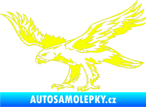 Samolepka Predators 043 levá Fluorescentní žlutá