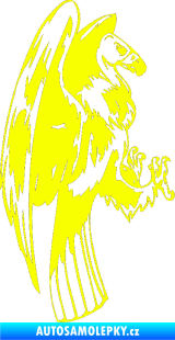 Samolepka Predators 050 pravá Fluorescentní žlutá