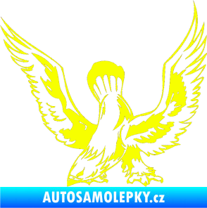 Samolepka Predators 051 levá Fluorescentní žlutá