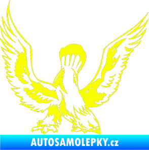 Samolepka Predators 051 pravá Fluorescentní žlutá