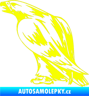 Samolepka Predators 053 levá orel Fluorescentní žlutá