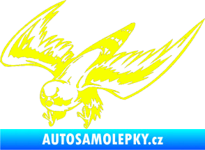 Samolepka Predators 056 levá Fluorescentní žlutá