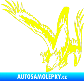 Samolepka Predators 069 levá Fluorescentní žlutá