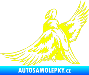 Samolepka Predators 071 levá sup Fluorescentní žlutá