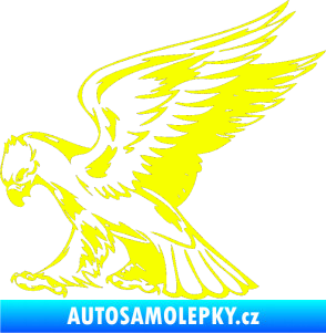 Samolepka Predators 072 levá Fluorescentní žlutá