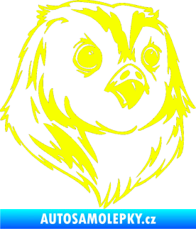 Samolepka Predators 076 pravá Fluorescentní žlutá