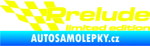 Samolepka Prelude limited edition levá Fluorescentní žlutá