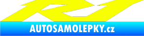 Samolepka R1 001 Fluorescentní žlutá