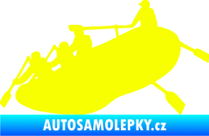 Samolepka Raft 001 levá Fluorescentní žlutá