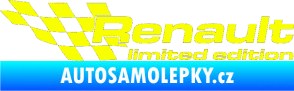 Samolepka Renault limited edition levá Fluorescentní žlutá