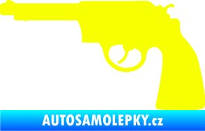 Samolepka Revolver 002 levá Fluorescentní žlutá