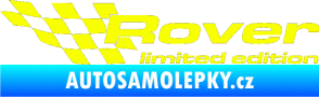 Samolepka Rover limited edition levá Fluorescentní žlutá
