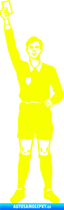 Samolepka Rozhodčí 002 levá Fluorescentní žlutá