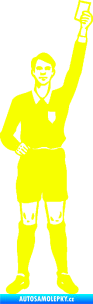 Samolepka Rozhodčí 002 pravá Fluorescentní žlutá