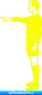 Samolepka Rozhodčí 003 levá Fluorescentní žlutá