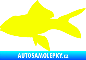 Samolepka Ryba 002 levá Fluorescentní žlutá