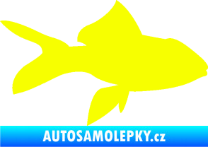Samolepka Ryba 002 pravá Fluorescentní žlutá
