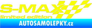Samolepka S-MAX limited edition pravá Fluorescentní žlutá