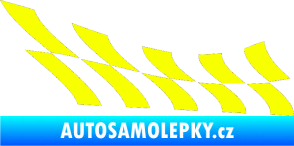 Samolepka Šachovnice 030 Fluorescentní žlutá