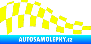 Samolepka Šachovnice 046 Fluorescentní žlutá
