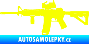 Samolepka Samopal 003 levá Fluorescentní žlutá
