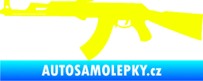 Samolepka Samopal 005 levá Fluorescentní žlutá