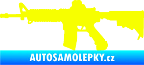 Samolepka Samopal 009 levá Fluorescentní žlutá