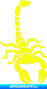 Samolepka Štír 011 levá Fluorescentní žlutá