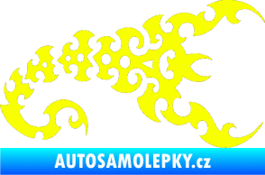 Samolepka Štír 015 pravá Fluorescentní žlutá