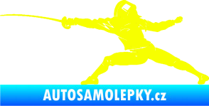 Samolepka Šerm 001 levá  Fluorescentní žlutá