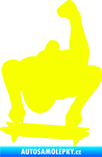 Samolepka Skeleton 001 levá Fluorescentní žlutá