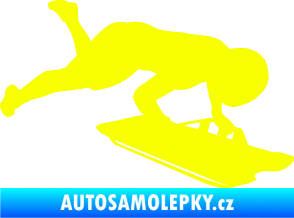 Samolepka Skeleton 002 pravá Fluorescentní žlutá