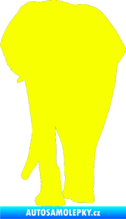 Samolepka Slon 008 levá Fluorescentní žlutá