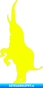 Samolepka Slon 020 levá Fluorescentní žlutá
