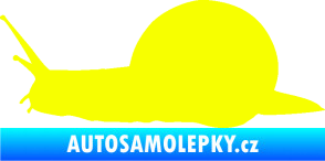 Samolepka Šnek 001 levá Fluorescentní žlutá