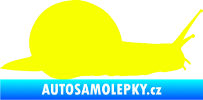 Samolepka Šnek 001 pravá Fluorescentní žlutá