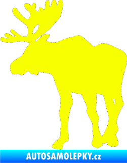Samolepka Sob 001 levá Fluorescentní žlutá