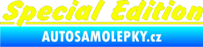 Samolepka Special edition 002 Fluorescentní žlutá