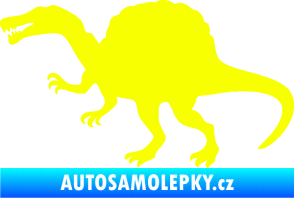 Samolepka Spinosaurus 001 levá Fluorescentní žlutá