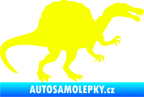 Samolepka Spinosaurus 001 pravá Fluorescentní žlutá