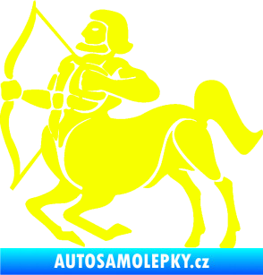 Samolepka Střelec 004 levá Fluorescentní žlutá