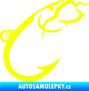 Samolepka Sumec 003 pravá Fluorescentní žlutá
