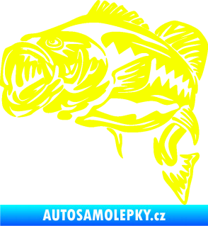 Samolepka Sumec 004 levá Fluorescentní žlutá
