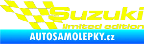 Samolepka Suzuki limited edition levá Fluorescentní žlutá