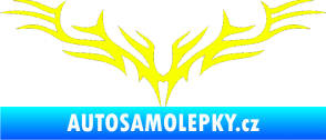 Samolepka Tetování 008 Fluorescentní žlutá
