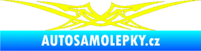 Samolepka Tetování 016 Fluorescentní žlutá