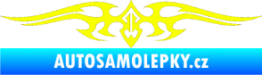 Samolepka Tetování 018 Fluorescentní žlutá