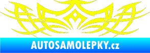 Samolepka Tetování 027 Fluorescentní žlutá