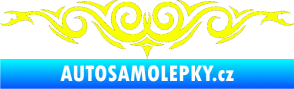 Samolepka Tetování 057 Fluorescentní žlutá